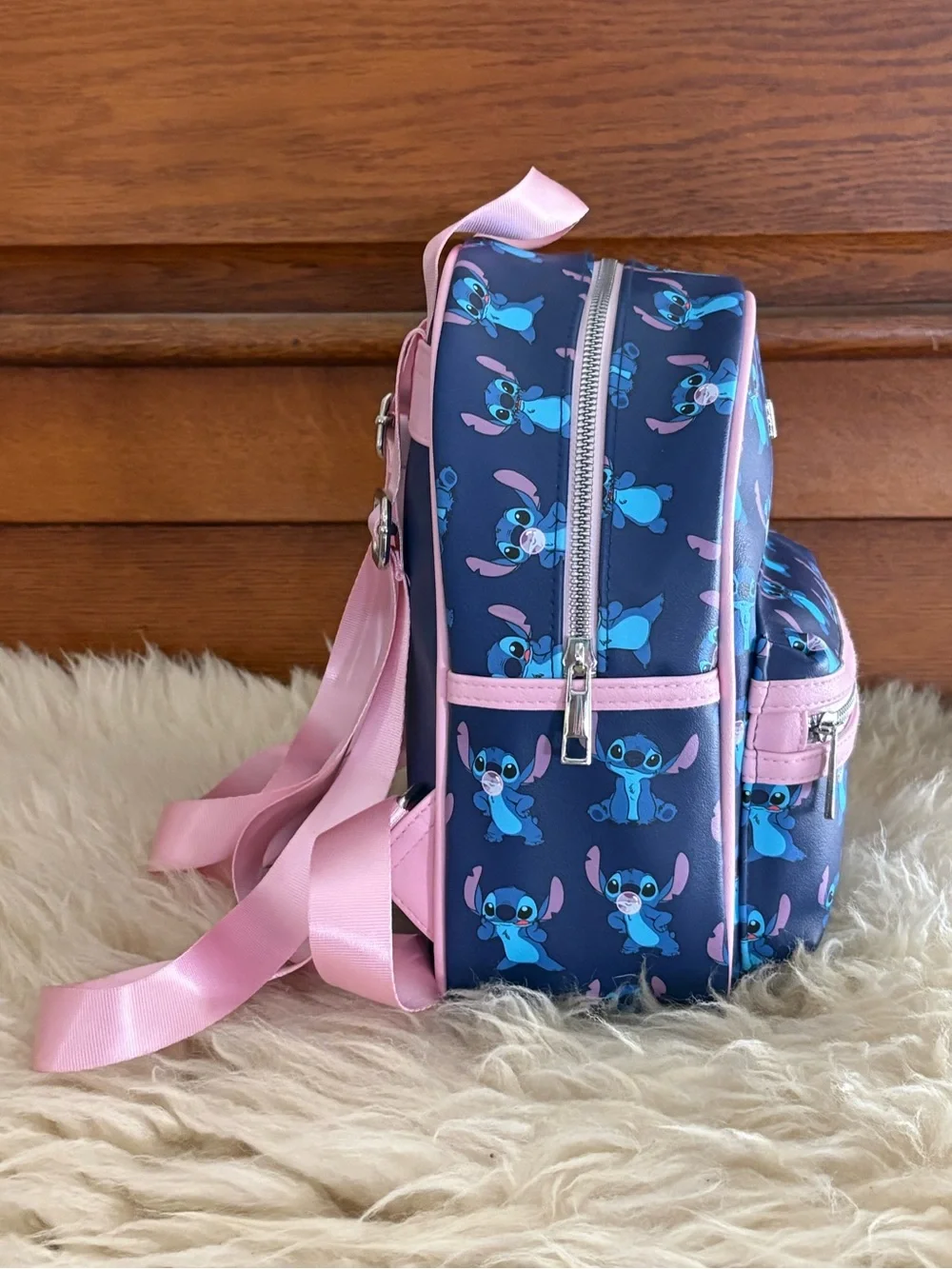 Disney Navy Stitch Mini Backpack